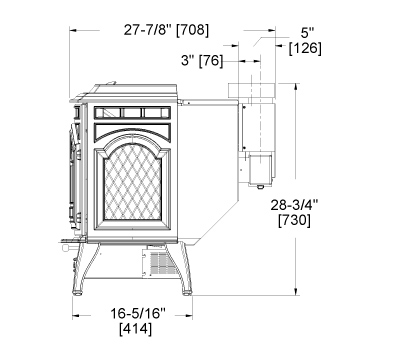 Castile | Pellet Stove | Quadrafire Dealer in Golden BC
