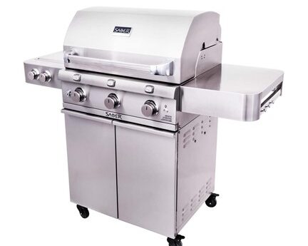 Stainless Steel 3-Burner Gas Grill