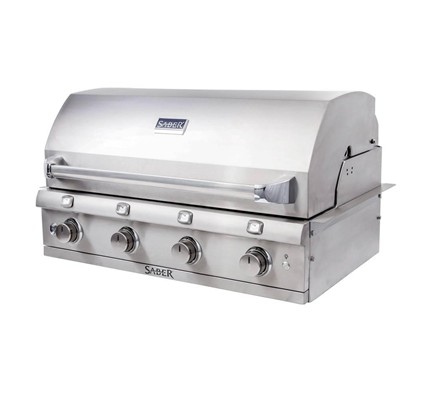 Stainless Steel 4-Burner Built-In Gas Grill